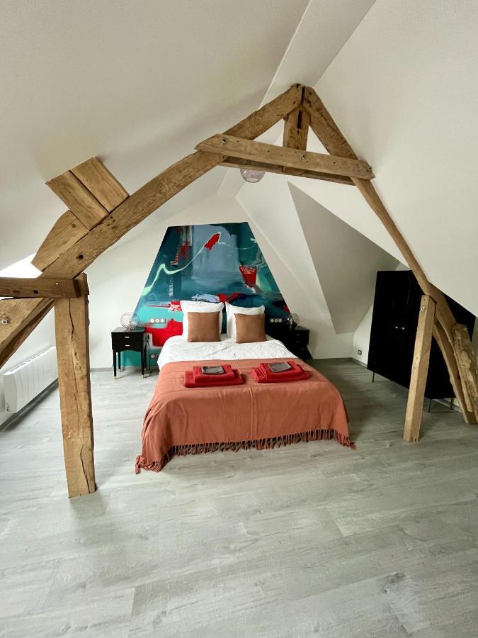 Les Bobos A La Ferme Bed & Breakfast La Madelaine-sous-Montreuil Dış mekan fotoğraf